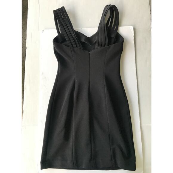 Joseph Ribkoff Black Bodycon Dress Size 8 - Picture 4 of 10